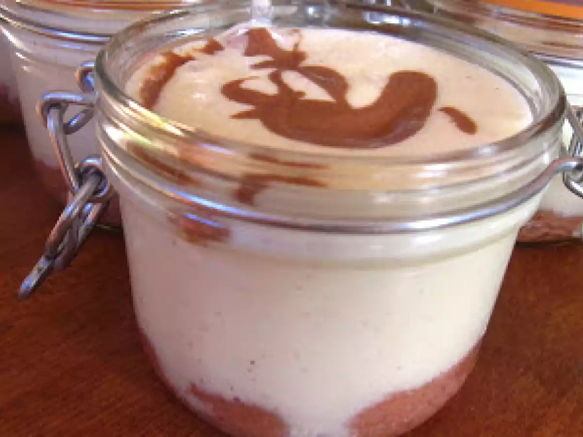 Mousse chocolat et mascarpone comme un Tiramisu