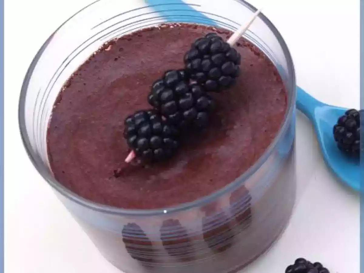 Mousse Chocolat - Mûres ... quel mélange divin