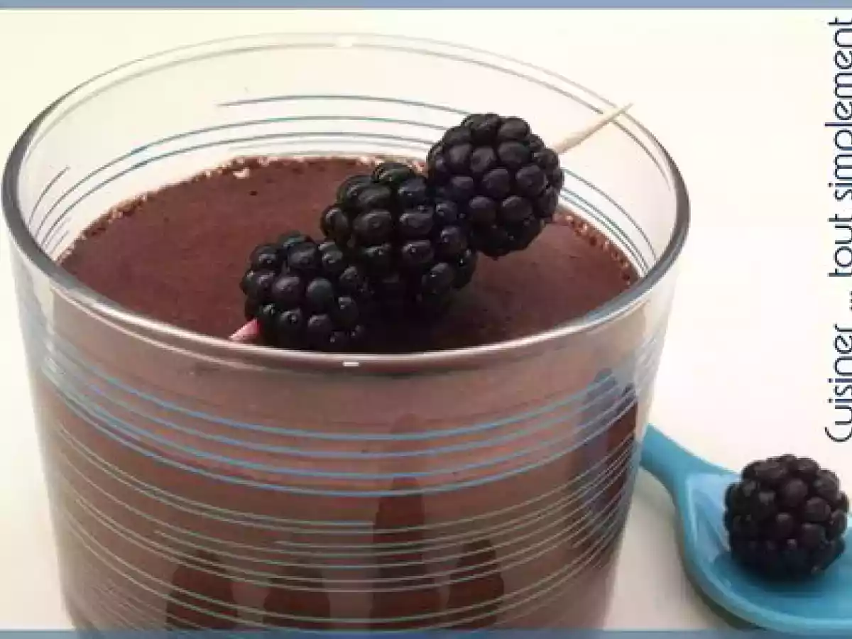 Mousse Chocolat - Mûres ... quel mélange divin - photo 3
