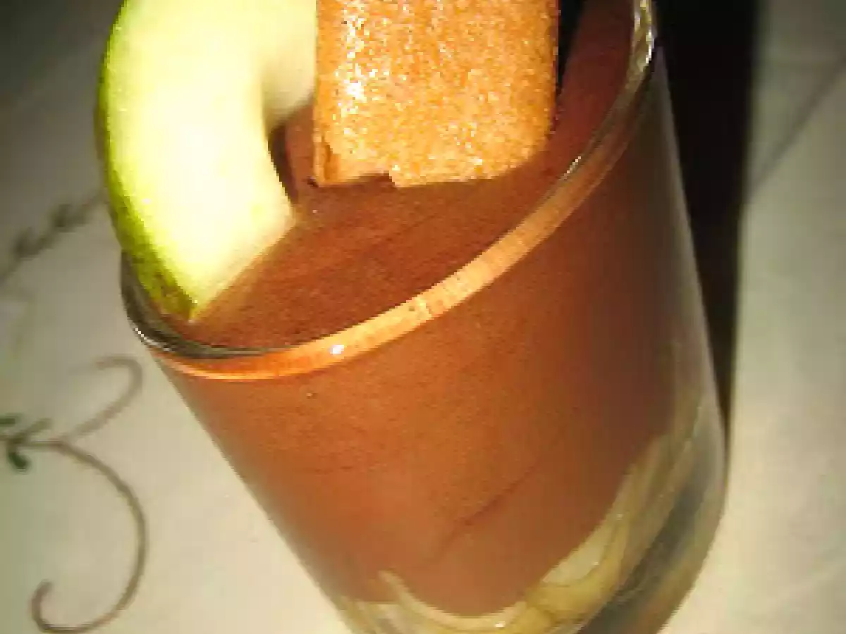 Mousse chocolat sur lit de poires et sur fruits passion!!!!