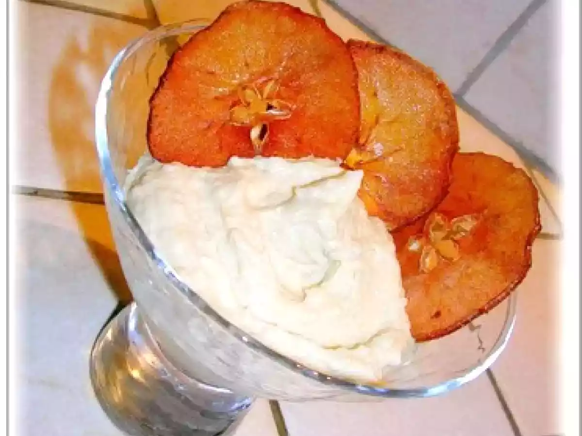 MOUSSE COMPOTE DE POMMES AU MASCARPONE