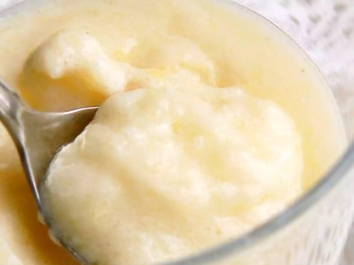 Mousse crémeuse à l'amande ananas cannelle sans sucre à l'agar-agar - photo 2