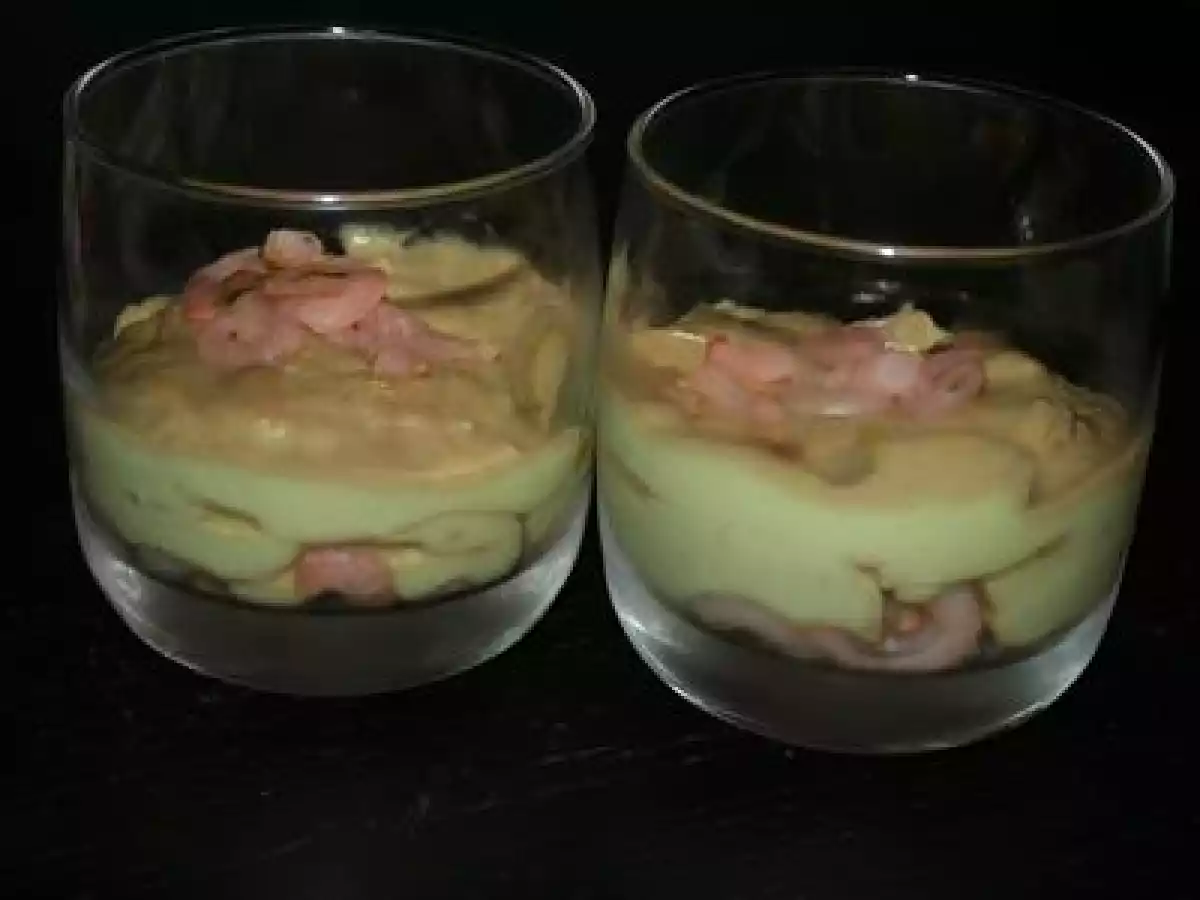 Mousse d'avocat au Saint Agur