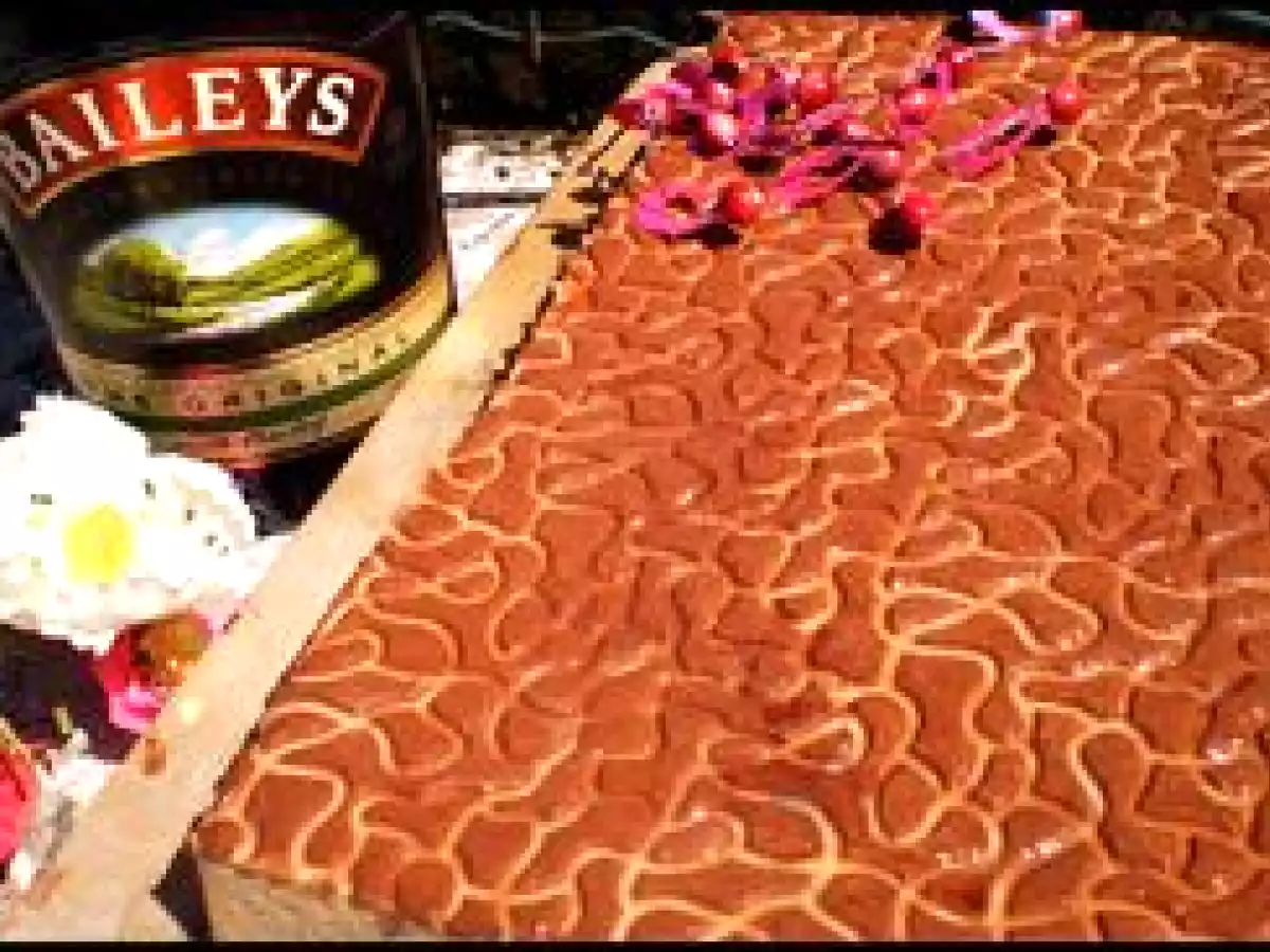 Mousse de Bailey's sur biscuit fondant au chocolat - photo 2