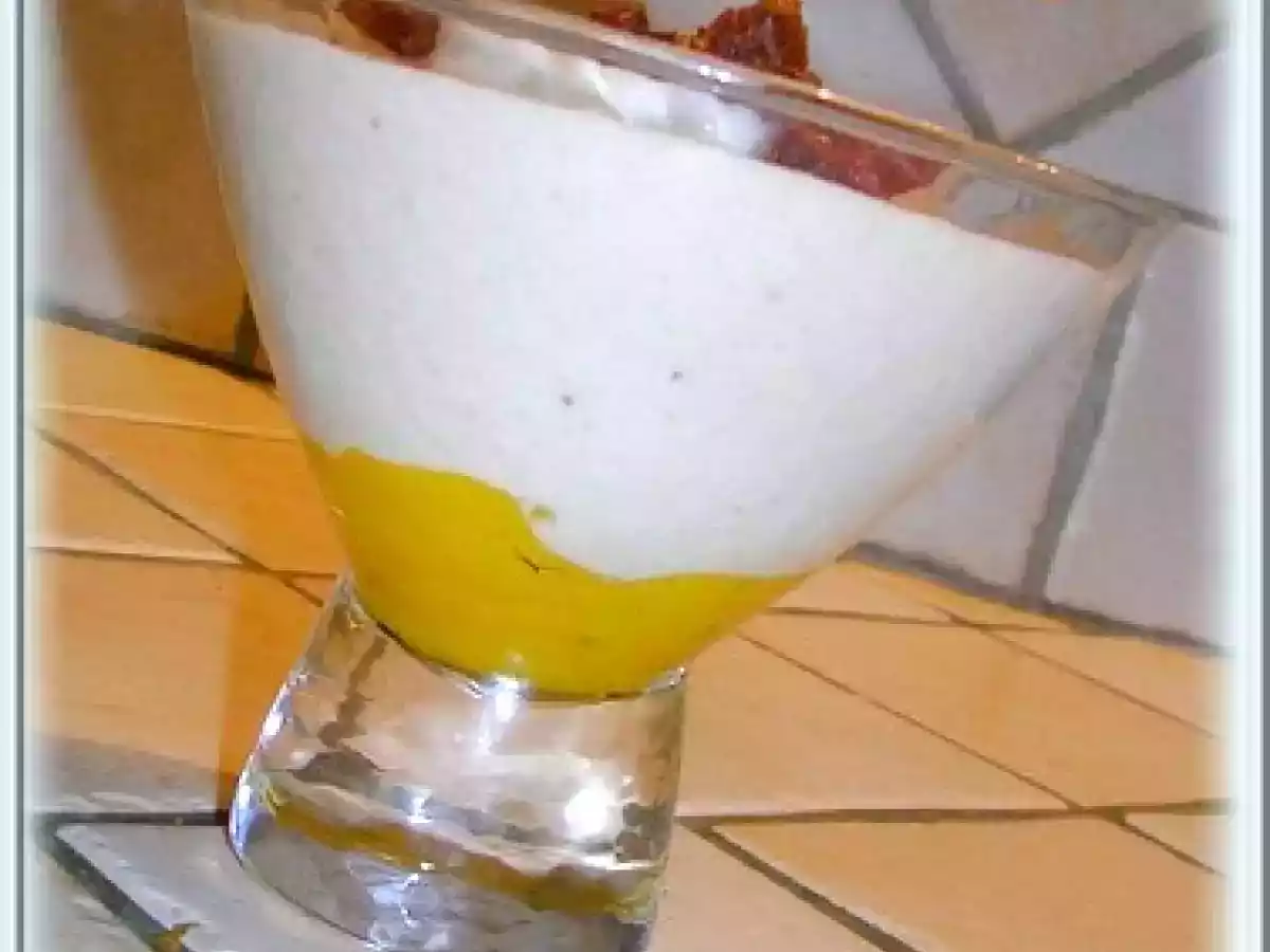 MOUSSE DE BANANE SUR COULIS DE MANGUE - photo 2