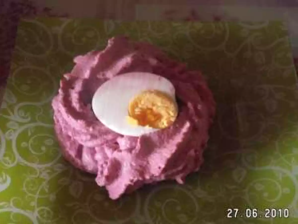 Mousse de betterave au siphon