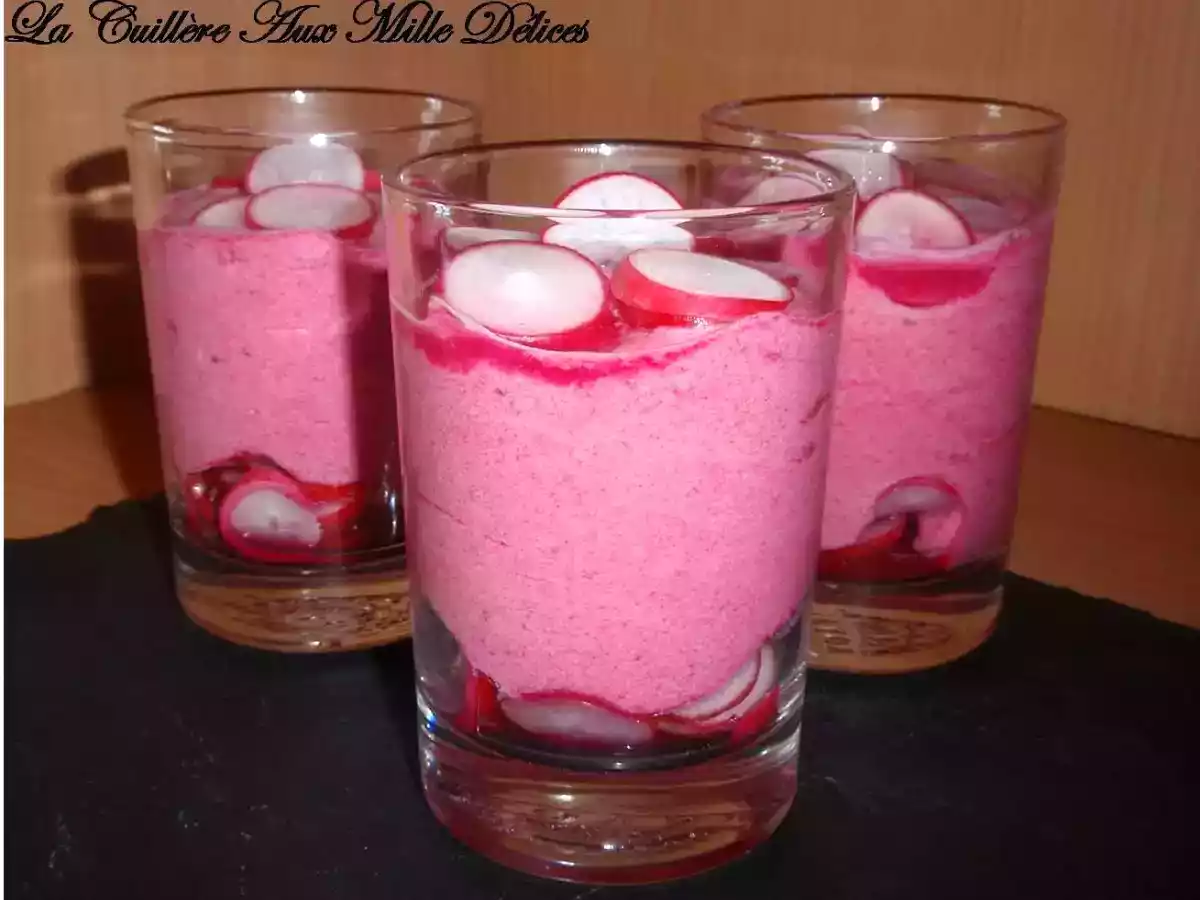 Mousse de betterave rouge & radis rose - photo 2