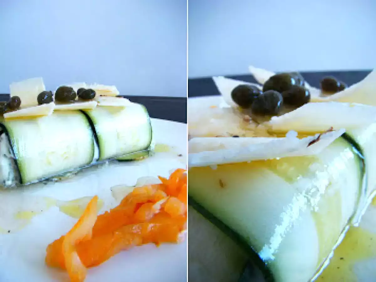 Mousse de coriandre en habit de courgette et quelques miettes d'haddock - photo 4