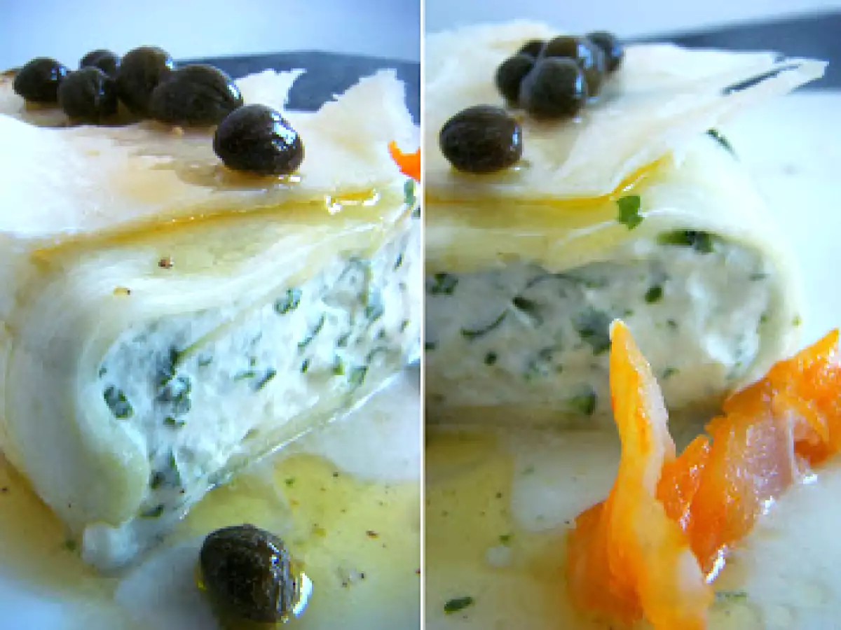 Mousse de coriandre en habit de courgette et quelques miettes d'haddock - photo 5