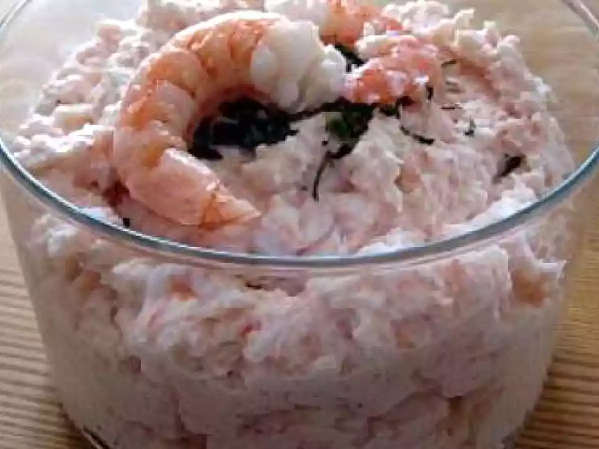 Mousse de crevettes au pamplemousse