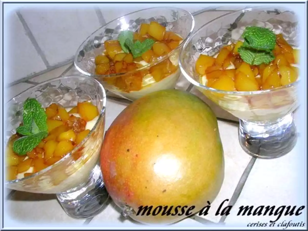 MOUSSE DE DE BROCCIU AUX MANGUES CARAMELISEES - photo 3