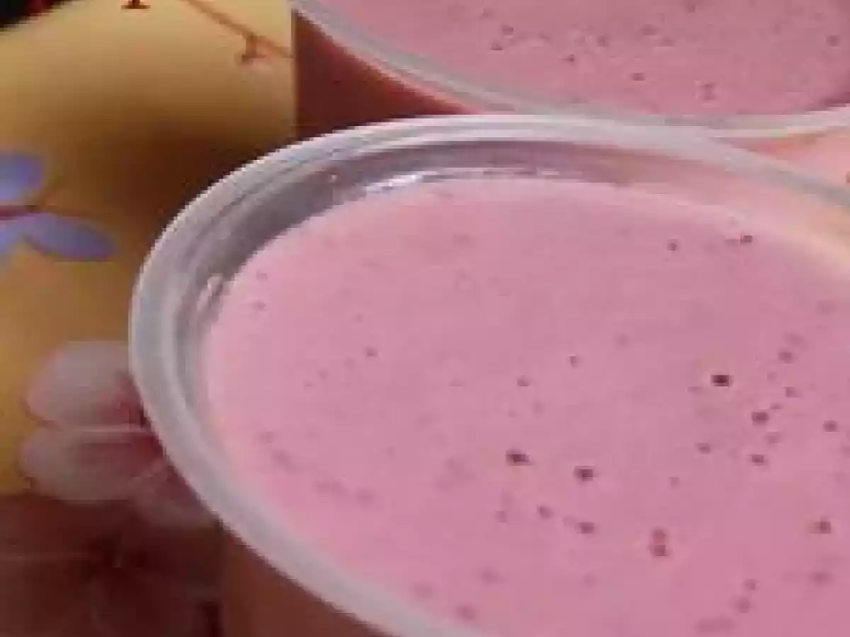Mousse de fraise légère