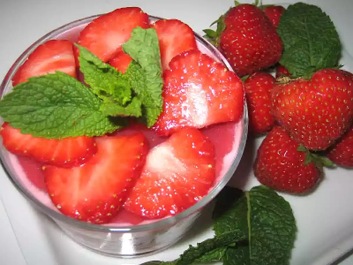 Mousse de fraises légère. - photo 2