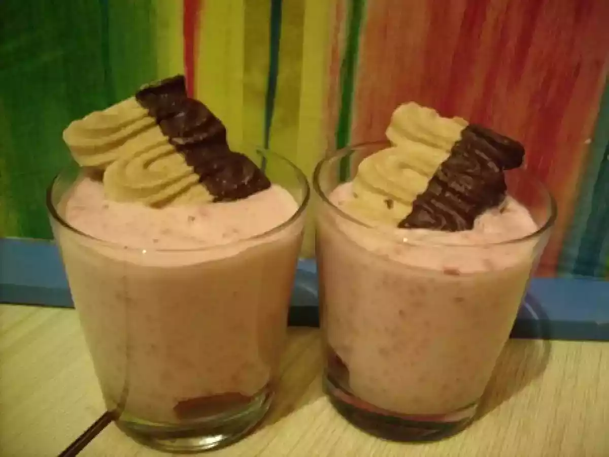 Mousse de fraises...légère et délicieuse!