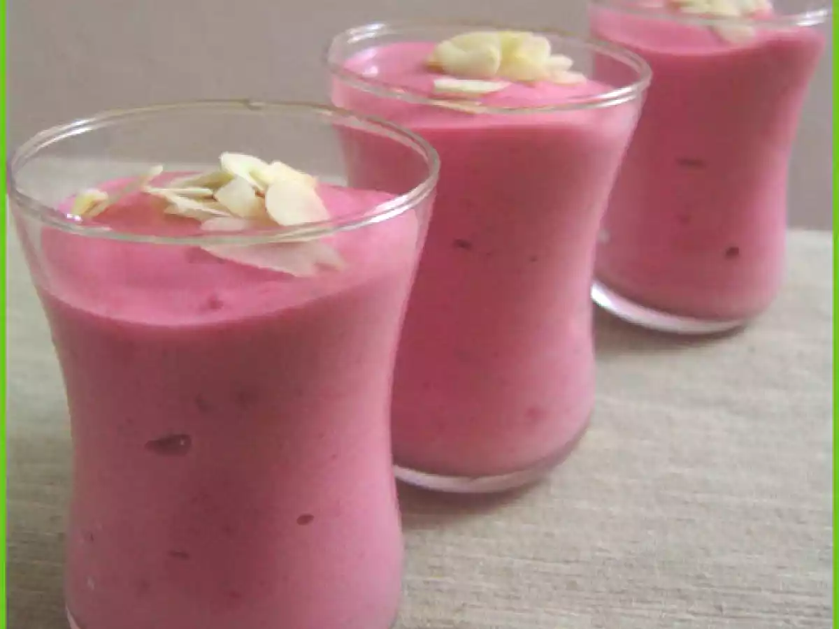 Mousse de framboises