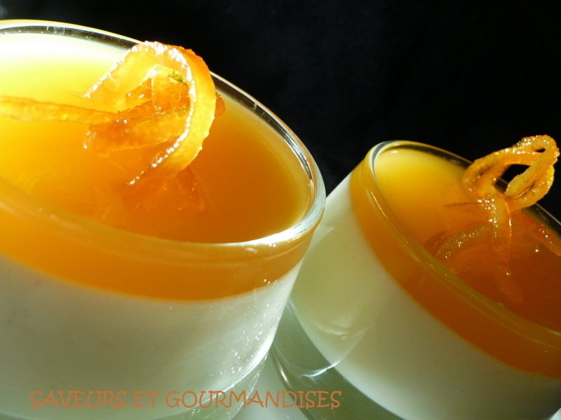Mousse de fromage et gelée d'orange Recette Ptitchef
