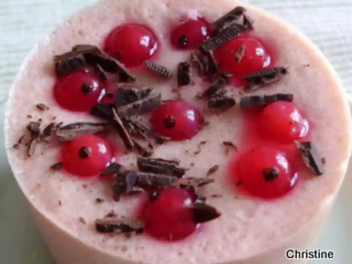 Mousse de groseilles façon entremets - photo 2