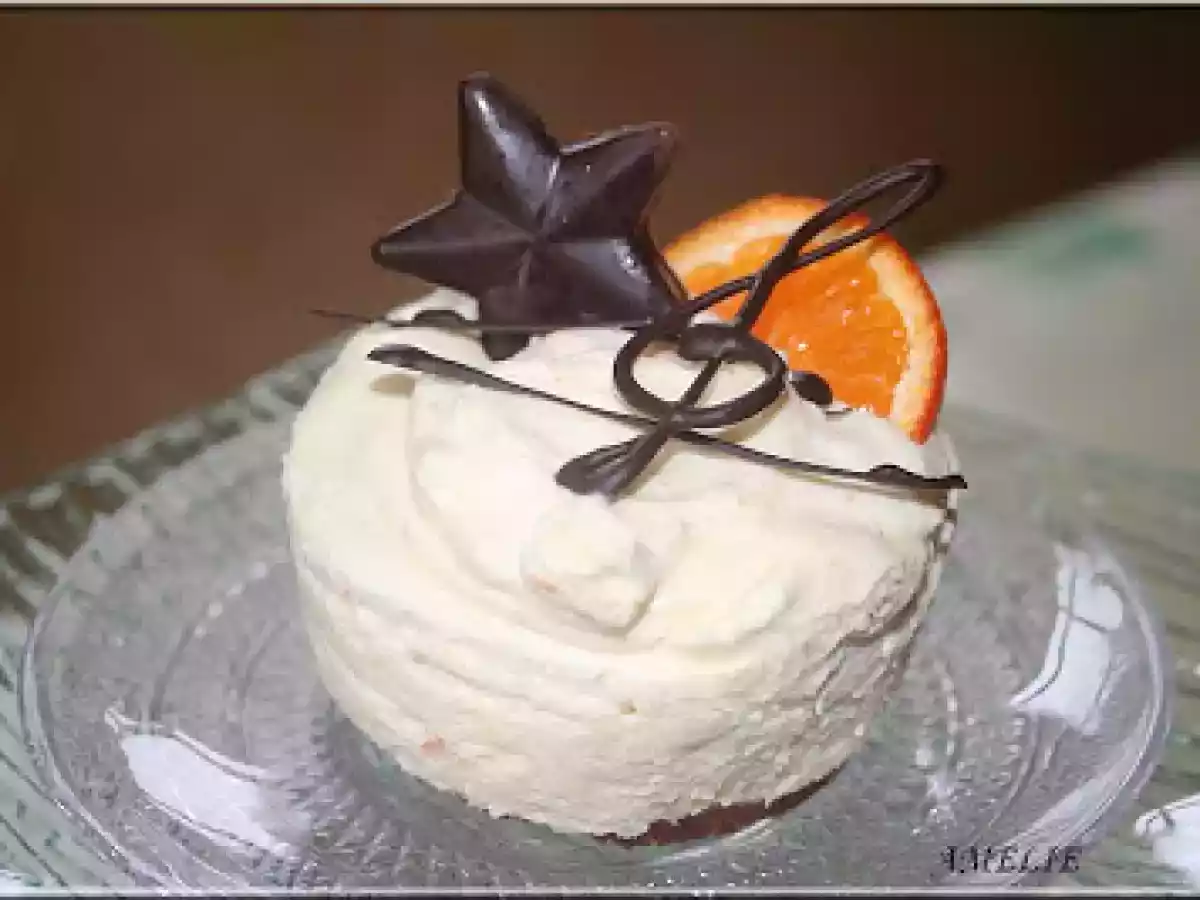 MOUSSE DE MANDARINE ET GRAND MARNIER AU CHOCOLAT BLANC - photo 2