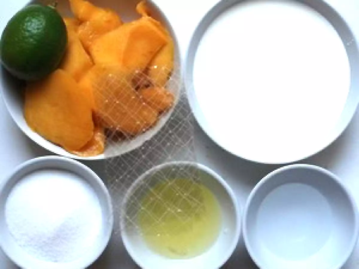 Mousse de mangue sur génoise cf Pierre Hermé - photo 4