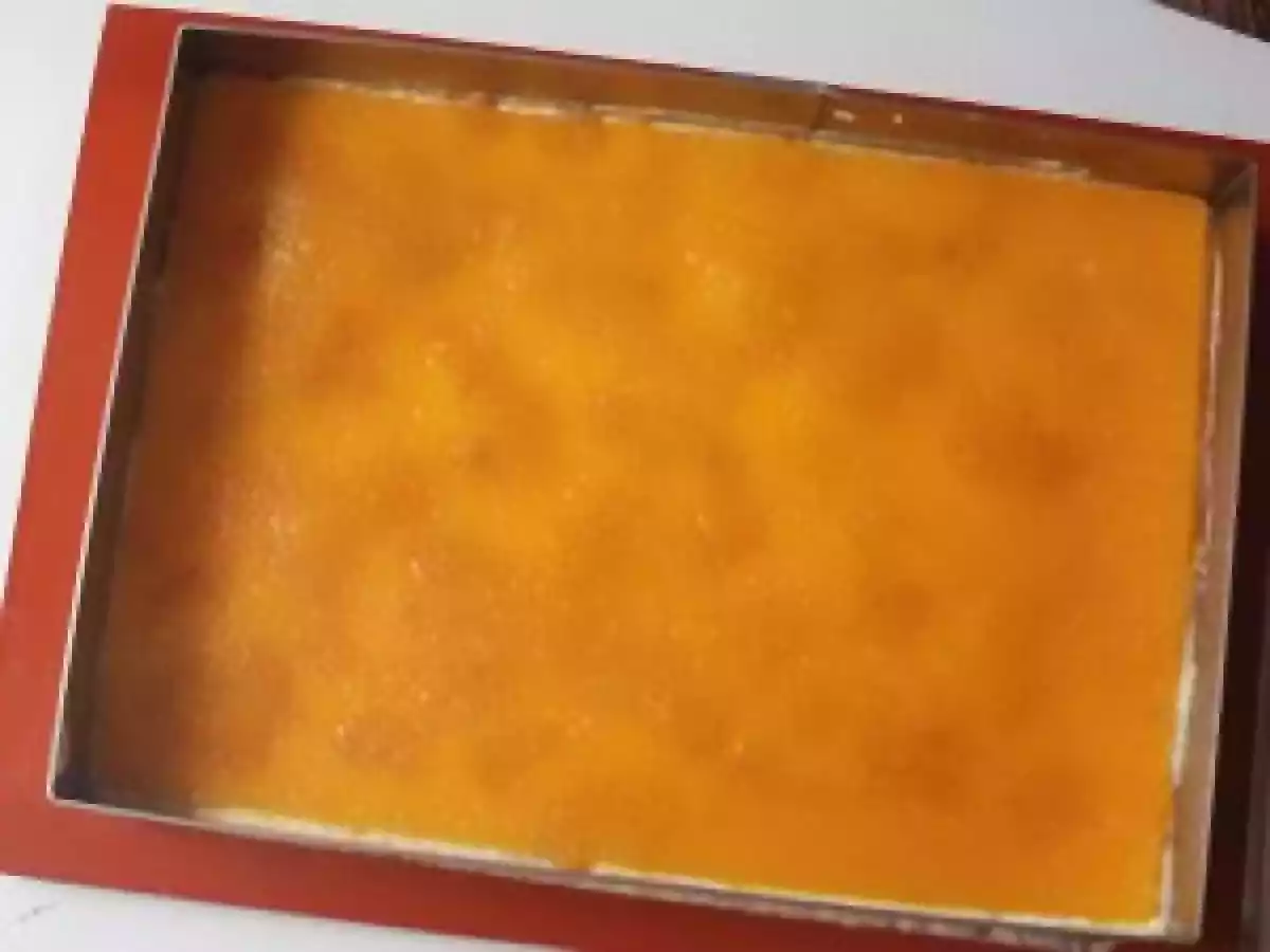 Mousse de mangue sur génoise cf Pierre Hermé - photo 5