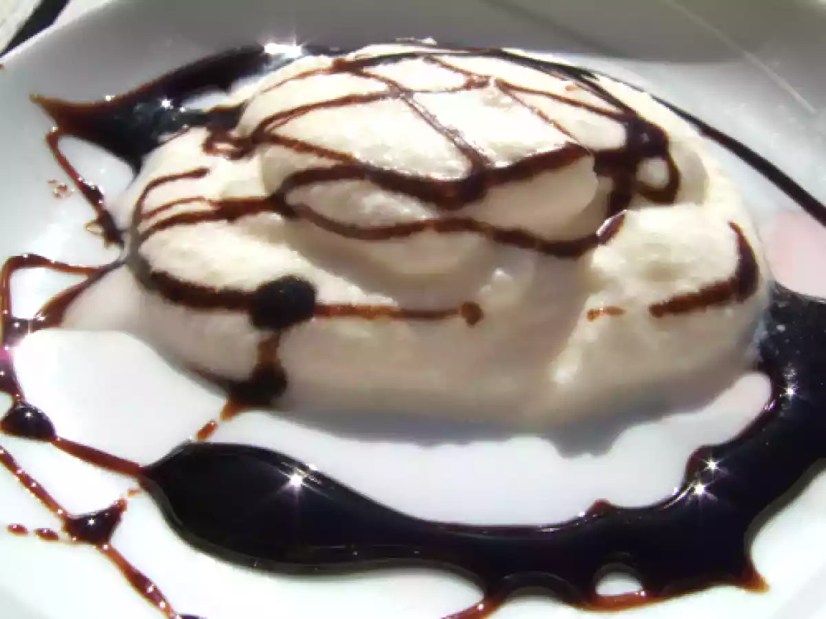 Mousse de mascarpone au caramel de vinaigre balsamique