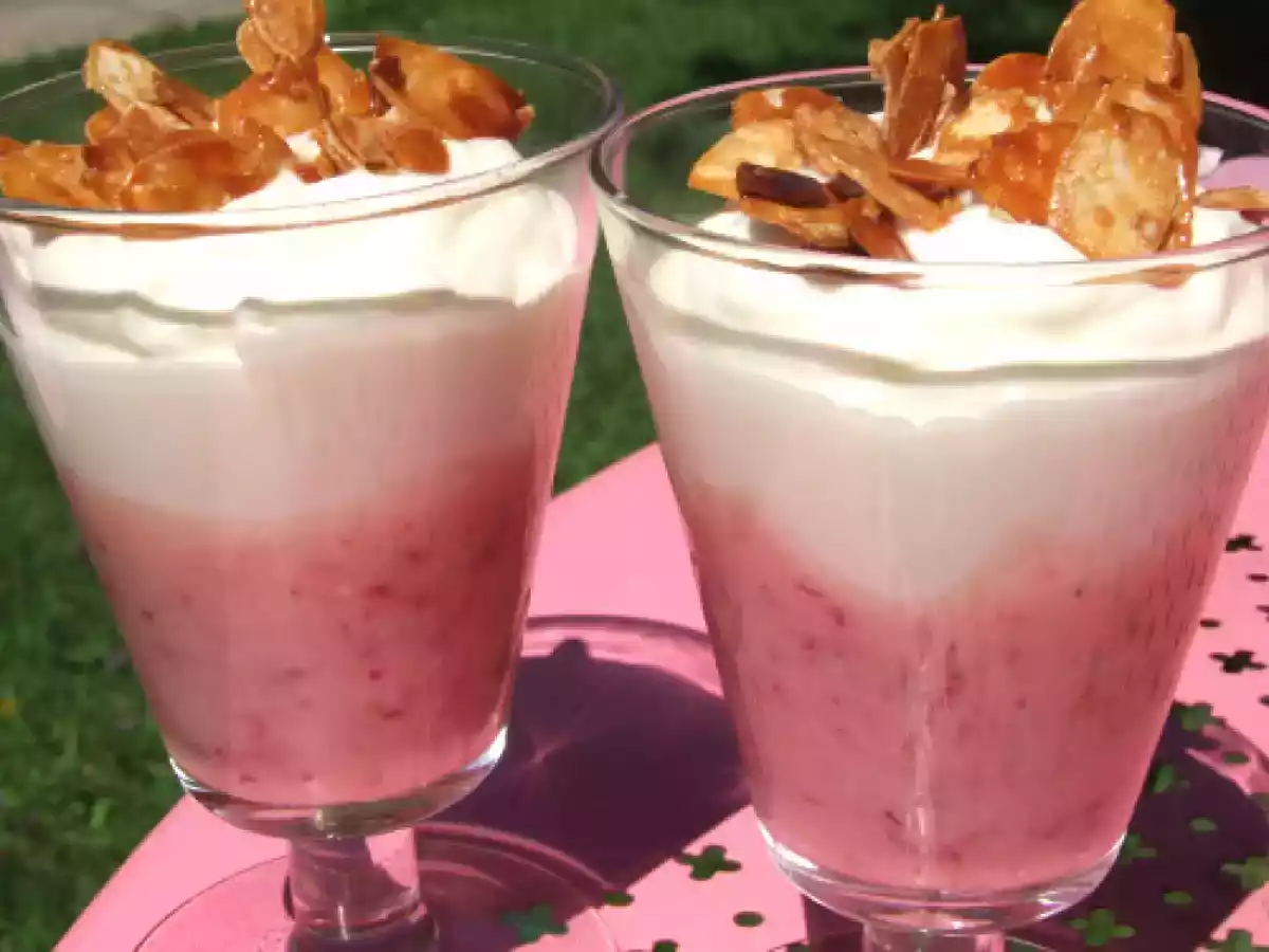 Mousse de mascarpone aux nectarines et amandes caramélisées - photo 2