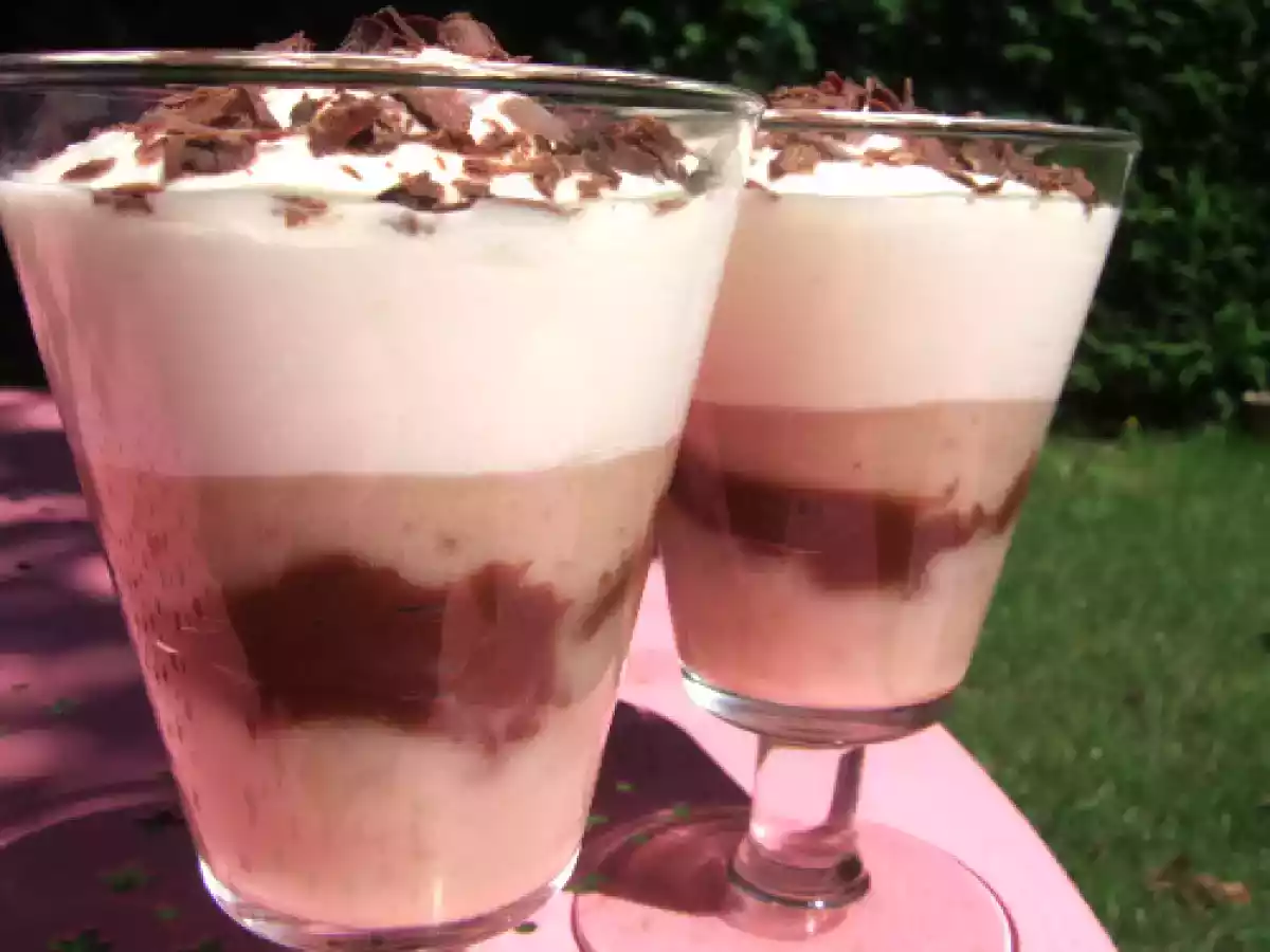 Mousse de mascarpone banane-chocolat