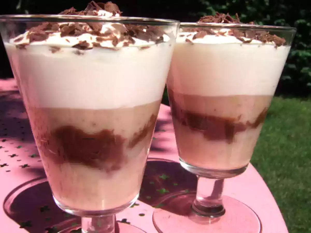 Mousse de mascarpone banane-chocolat - photo 2