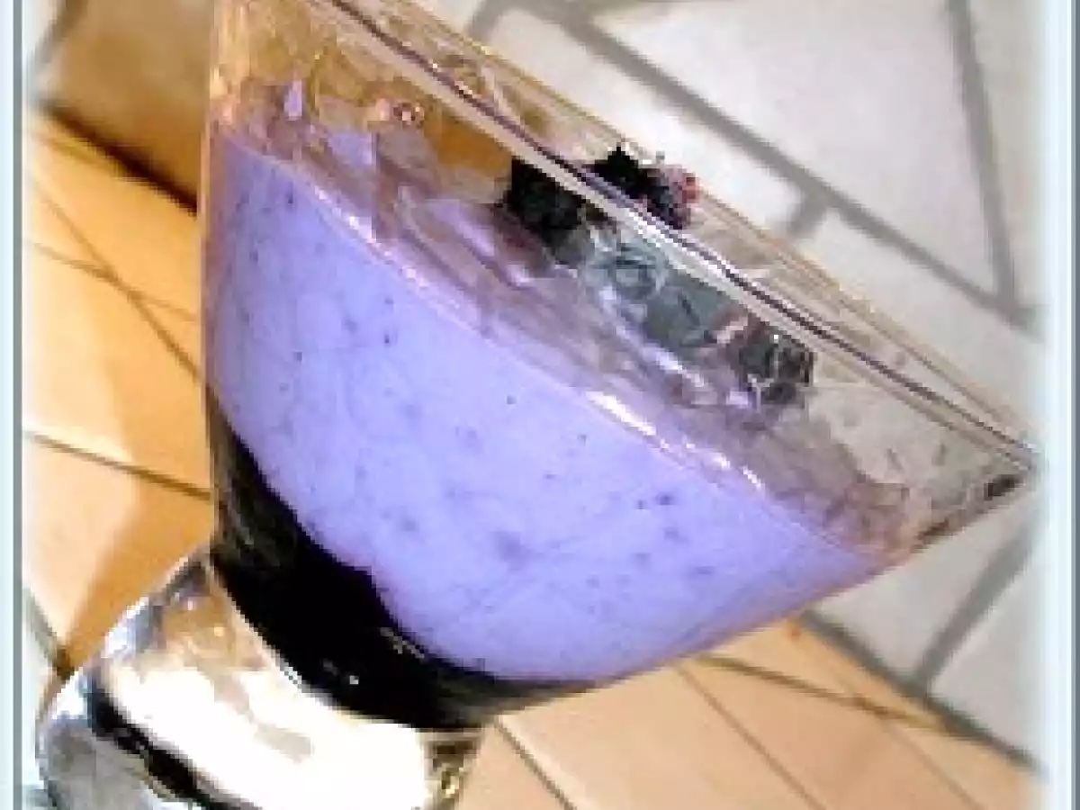 MOUSSE DE MYRTILLES AU CHOCOLAT BLANC ET TOFU SOYEUX - photo 3