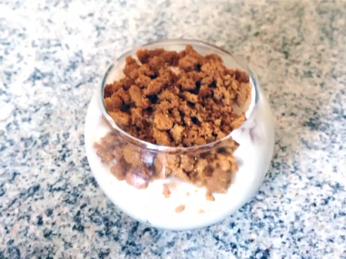 Mousse de poires aux speculoos