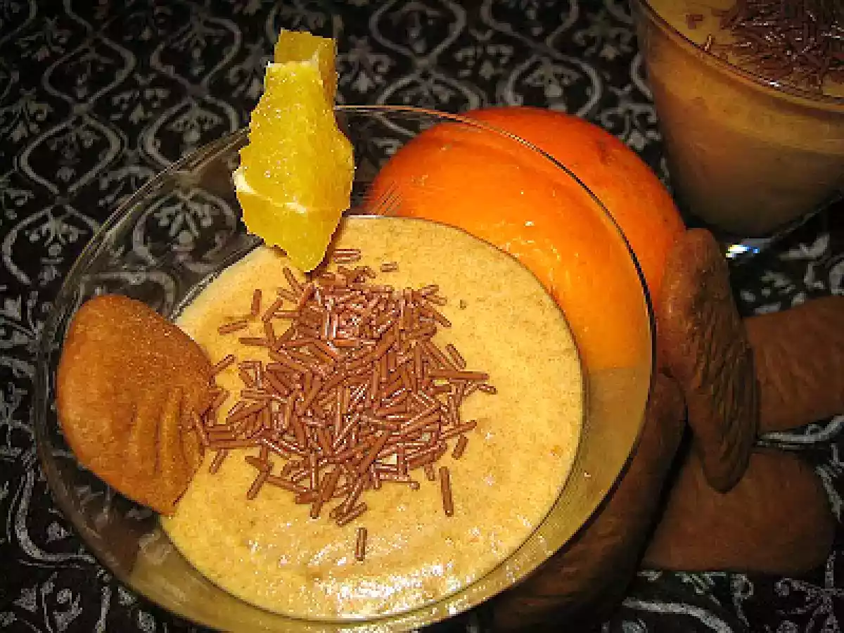 Mousse de spéculoos aux zestes d'oranges!!!