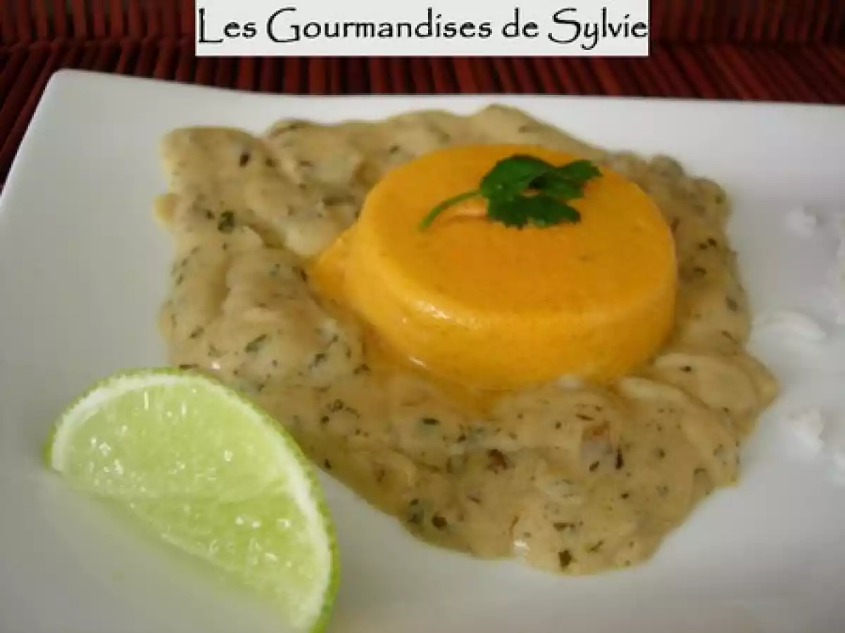 Mousse de St-Jacques à la Sauce Coriandre