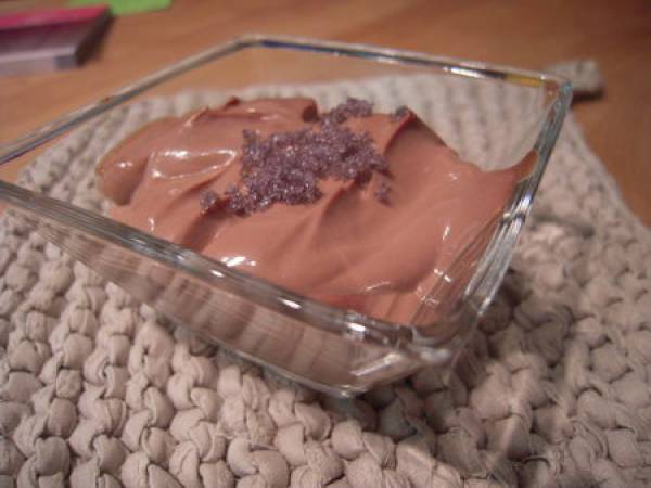 MOUSSE DE TOFU AU CHOCOLAT