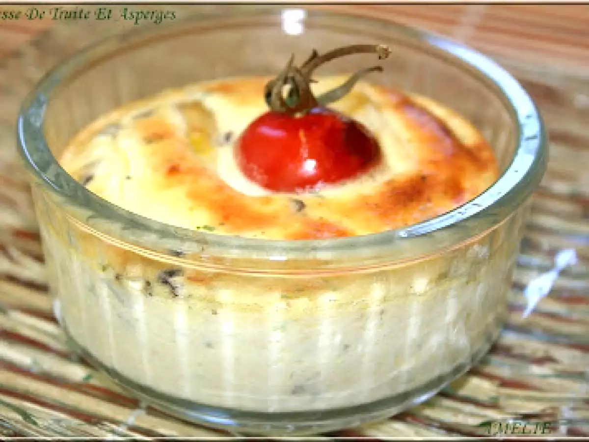 MOUSSE DE TRUITE ET ASPERGES - SAUCE YAOURT/CITRON - photo 2