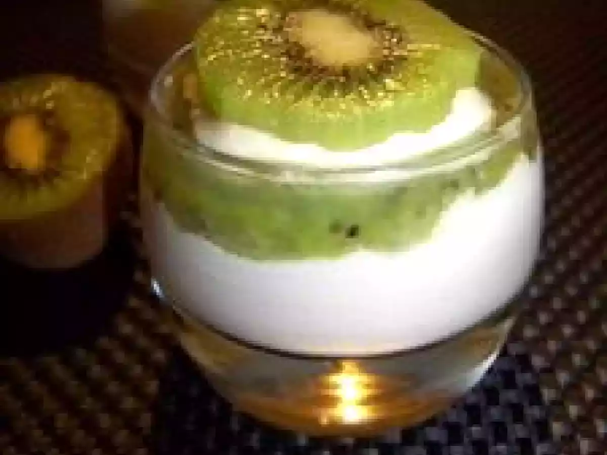 Mousse kiwi & mascarpone