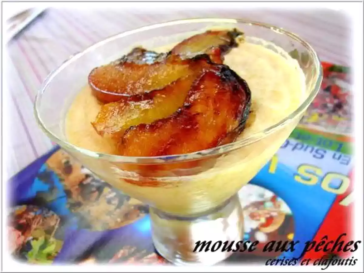 MOUSSE LEGERE AUX PÊCHES