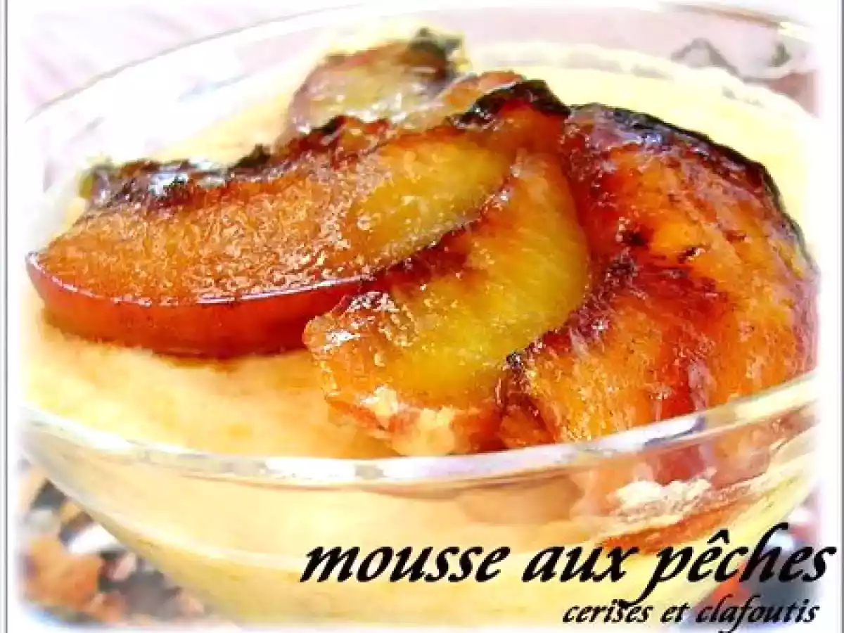 MOUSSE LEGERE AUX PÊCHES - photo 2