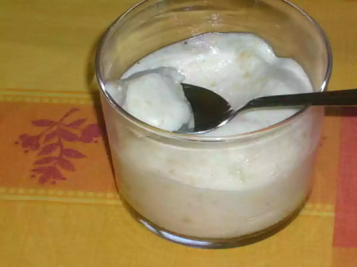 Mousse nuage à la banane