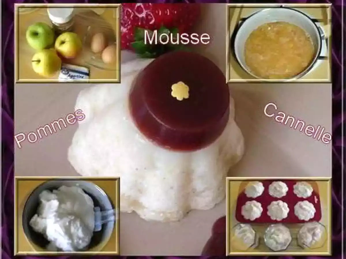 Mousse pommes cannelle
