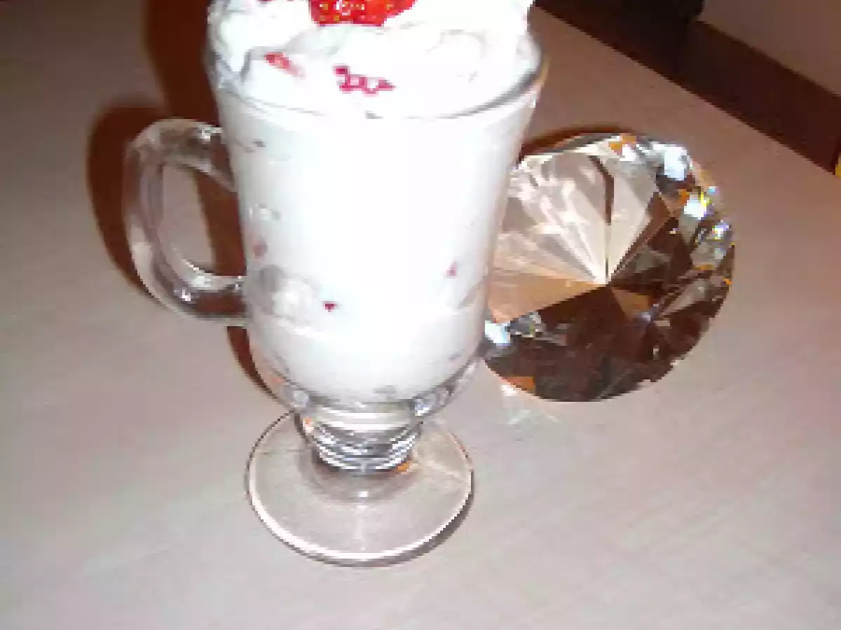 Mousse Vanille et Fraises
