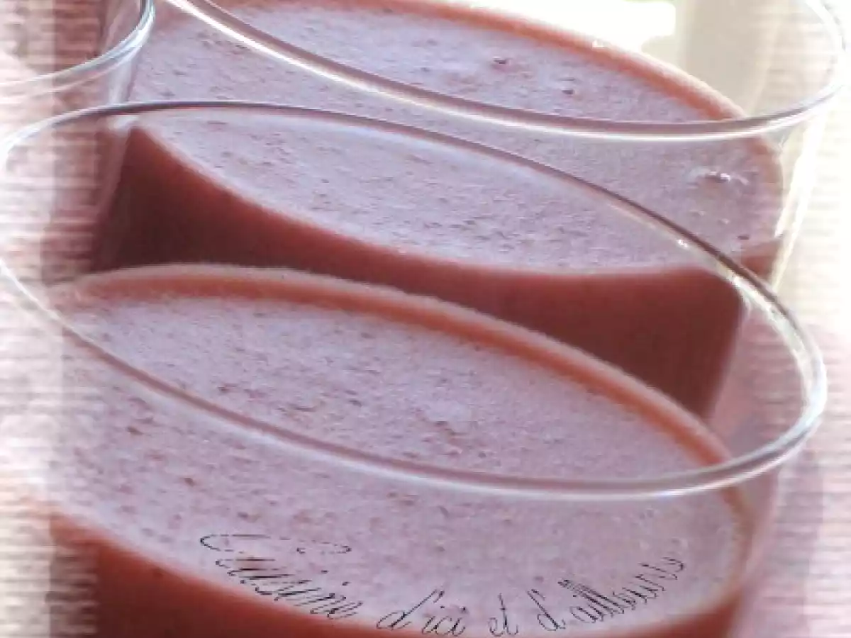 Mousseline de fraises au mascarpone