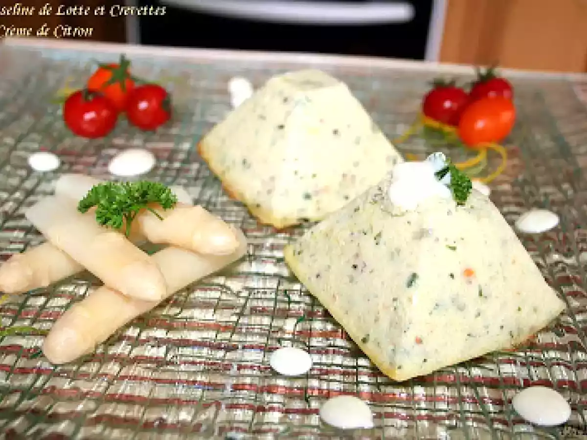 MOUSSELINE DE LOTTE ET CREVETTES