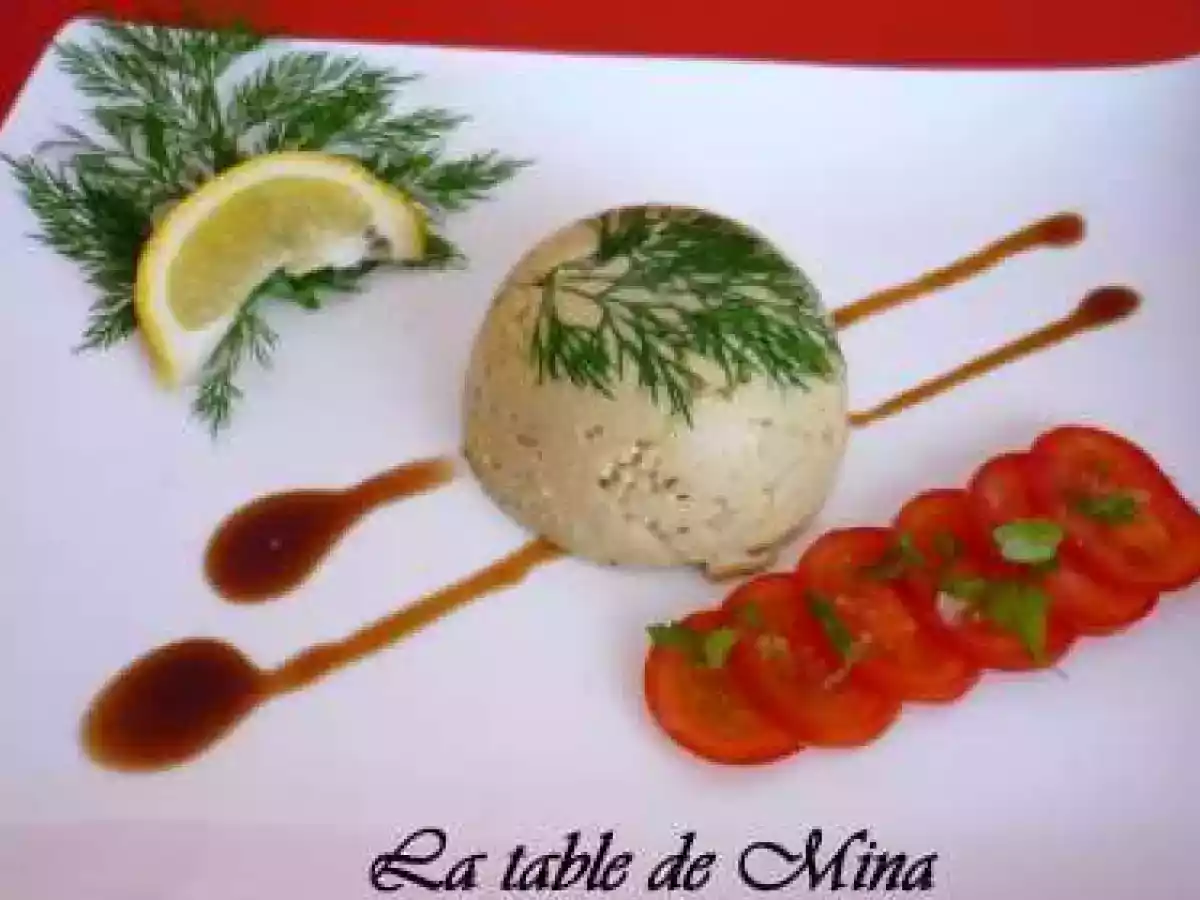 Mousseline de pétoncles, sauce balsamique - photo 2