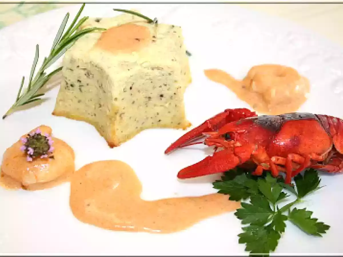 MOUSSELINE DE SAINT-JACQUES ET CHAMPIGNONS ? COULIS ECREVISSES - photo 2