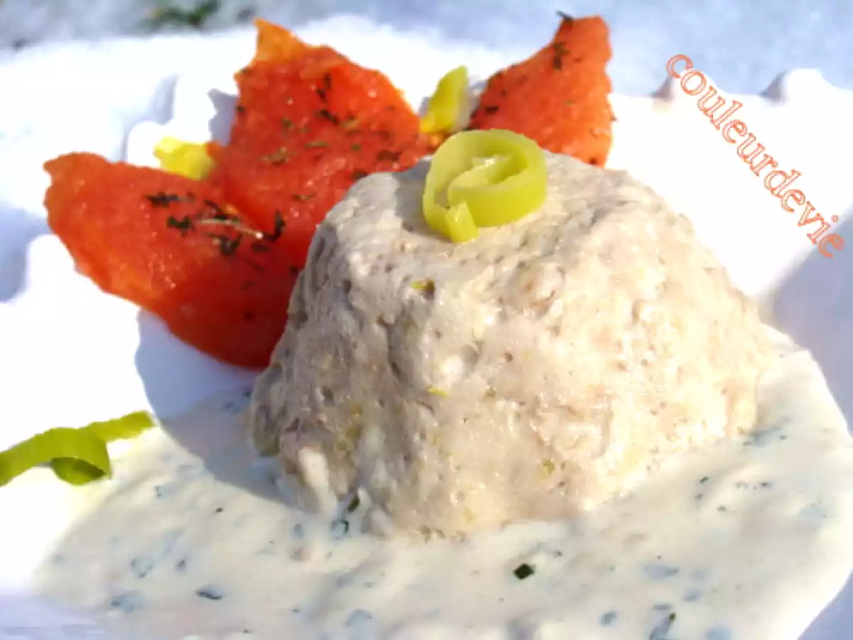 Mousseline de veau aux pétales de tomates confites - photo 2