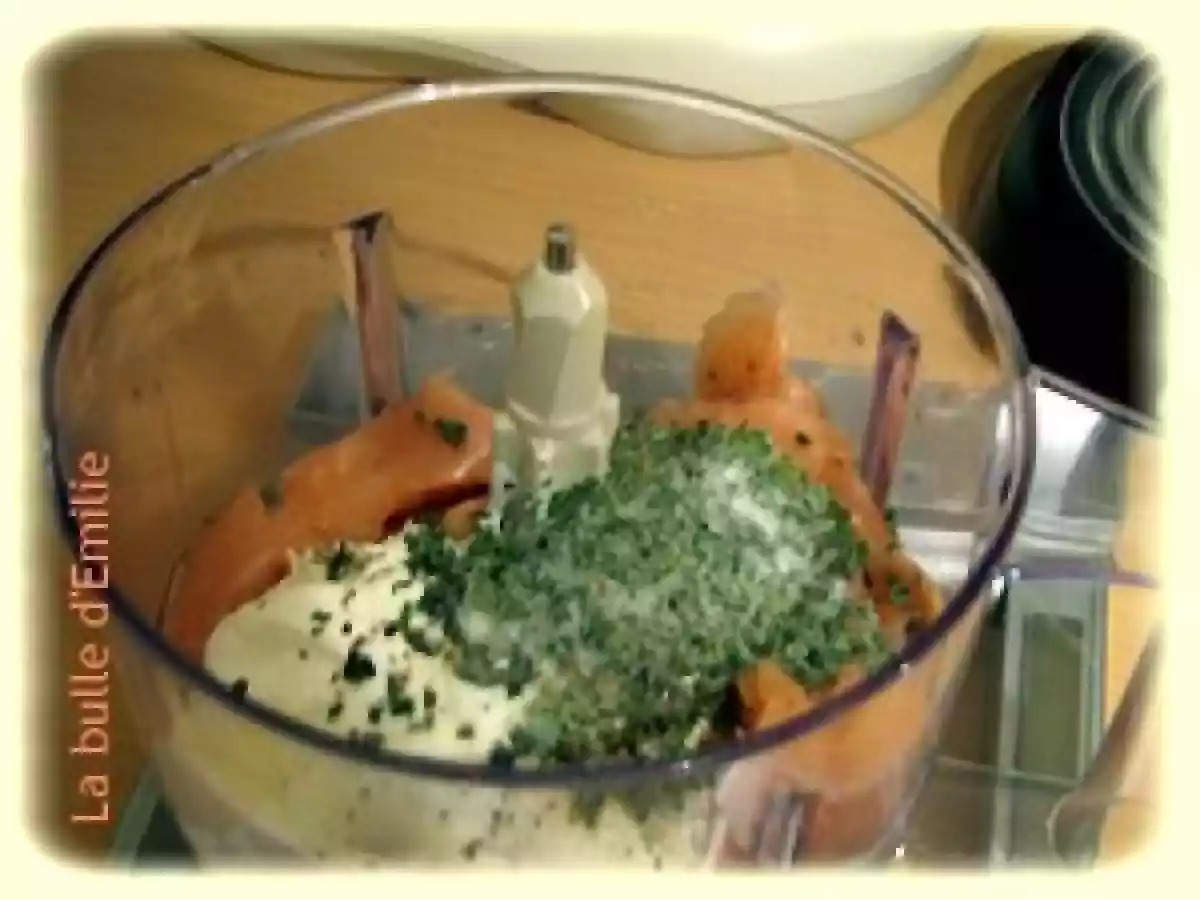 Mousses de saumon et crevettes sauce corail - photo 4