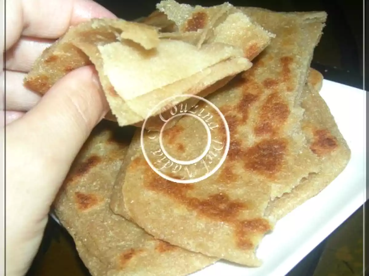 Msemmens (crêpes marocaines) à la farine de blé entier