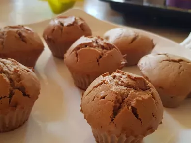 Muffin à la farine de châtaignes et au cœur fondant à la crème de marron