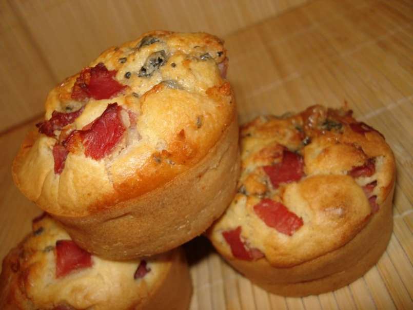 Muffin au bacon et fromage saint-agur. - photo 4