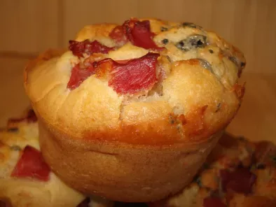 Muffin au bacon et fromage saint-agur. - photo 5